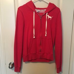 Victoria’s Secret pink sweatshirt hoodie